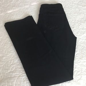 NYDJ Jeans - Midnight Black, Sz 4, straight style